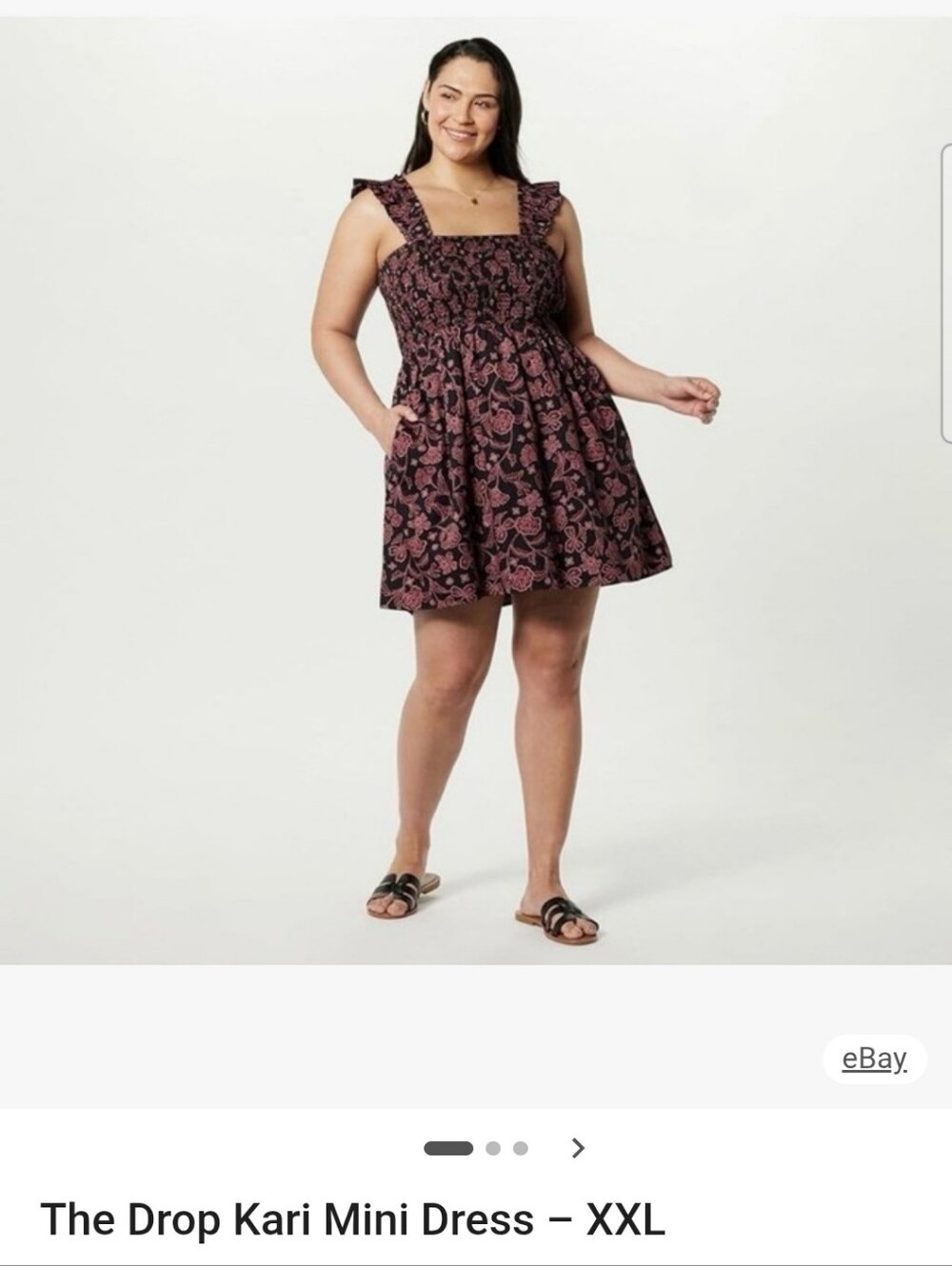 The Drop Kari Mini Dress - Paisley Mini Dress